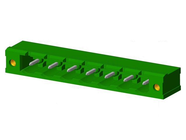 Connector: ontkoppelbare terminal strip; contact; mannelijk Connector: ontkoppelbare terminal strip; contact; mannelijk